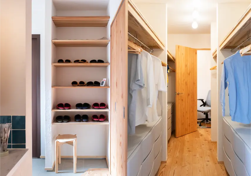 適材適所の収納で悩まない